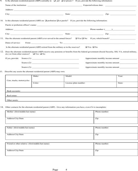 Free Printable Guardianship Forms Tennessee